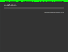 Tablet Screenshot of nudeplaces.com